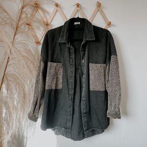 Cheetah Colorblock Shacket